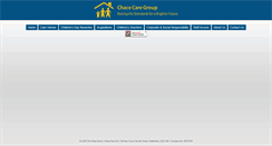 Desktop Screenshot of chacecaregroup.co.uk